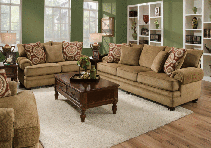 Arlington Twill Sofa Set Louisville Warehouse Home Living Room Sofa Sets