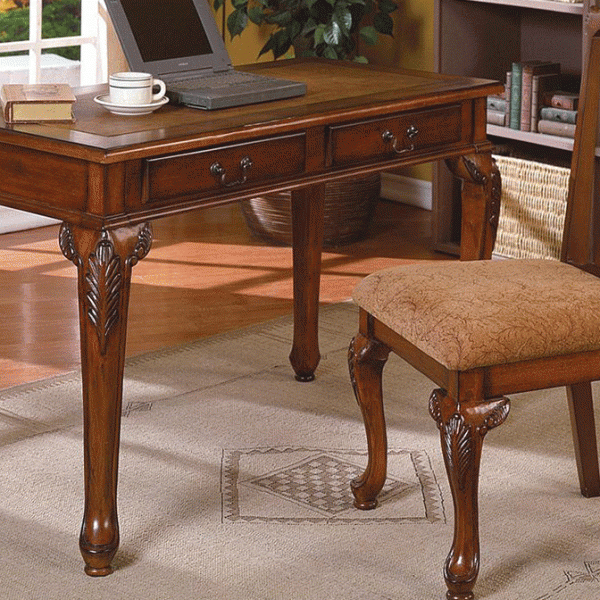 British Old World Map Writing Desk and Chair  Louisville 