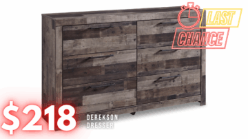 Last Chance Deal! - Derekson Multi-Gray Dresser