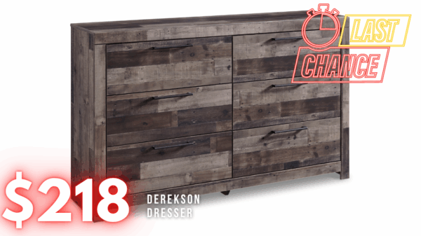 Last Chance Deal! - Derekson Multi-Gray Dresser