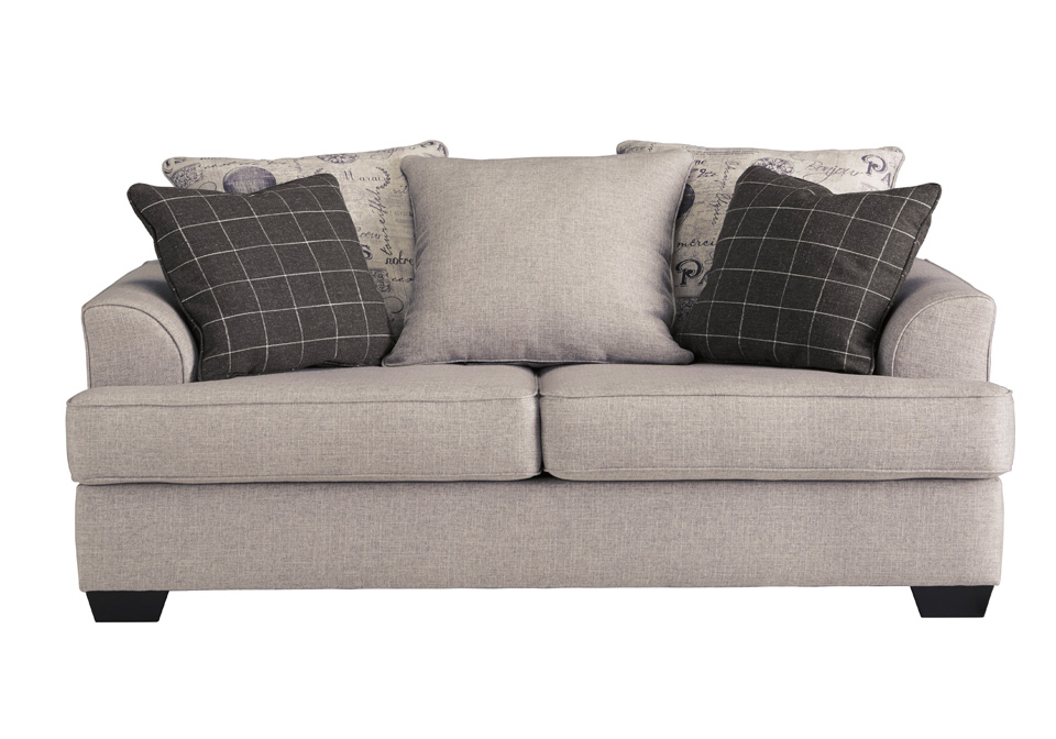 Velletri Pewter Loveseat Louisville Overstock Warehouse