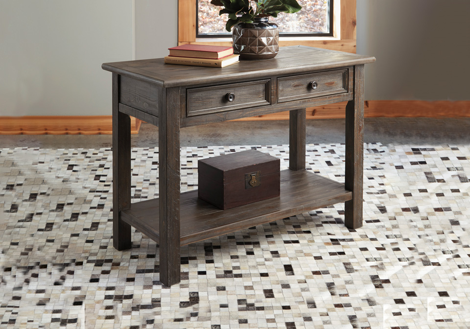 Wyndahl Rustic Brown Sofa Table