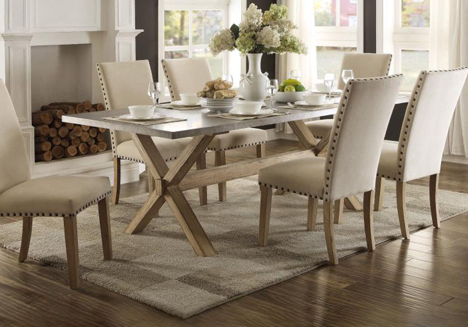 Luella Two Tone Dining Table Luella Two Tone Dining Table