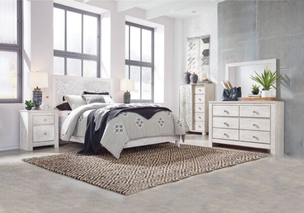 Paxberry Whitewash Queen Bedroom Set