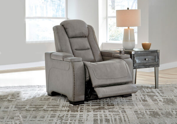 The Man-Den Gray Power Recliner - Image 2