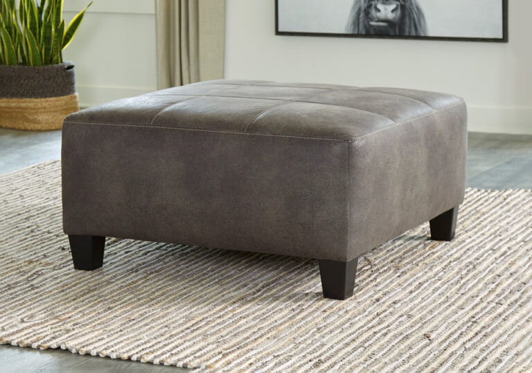 Navi Smoke Oversized Ottoman Louisville Overstock Warehouse