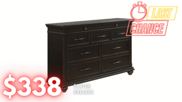 Last Chance Deal! - Slater Black Dresser