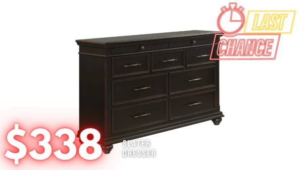Last Chance Deal! - Slater Black Dresser