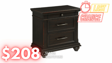 Last Chance Deal! - Slater Black Nightstand