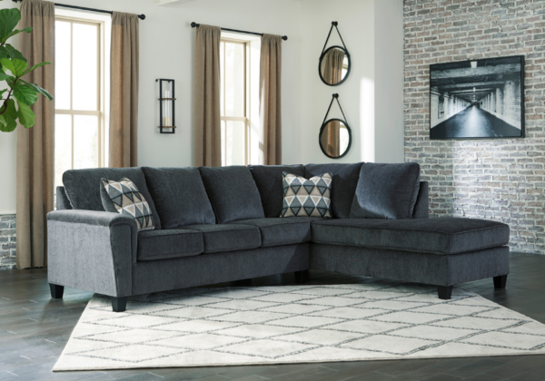 Abinger Smoke 2pc RAF Chaise Sectional - Image 2