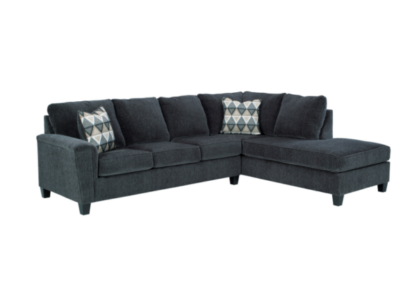 Abinger Smoke 2pc RAF Chaise Sectional - Image 3