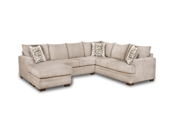 Bailey Cream 2-Piece LAF Chaise Sectional - Image 3