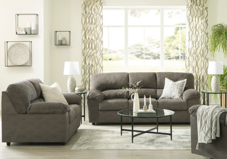 Norlou Flannel Sofa Set Louisville Overstock Warehouse