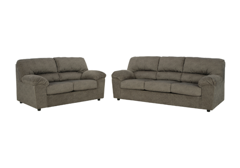 Norlou Flannel Sofa Set Louisville Overstock Warehouse