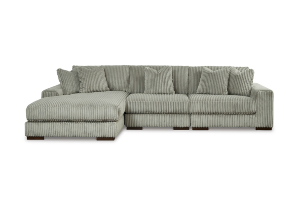 Lindyn Fog 3-Piece LAF Sofa Chaise - Image 2