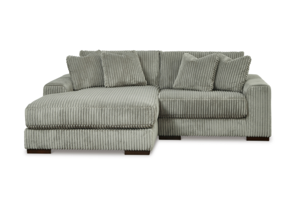 Lindyn Fog 2-Piece LAF Sofa Chaise - Image 2