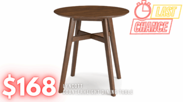 Last Chance Deal! - Lyncott Counterheight Dining Table