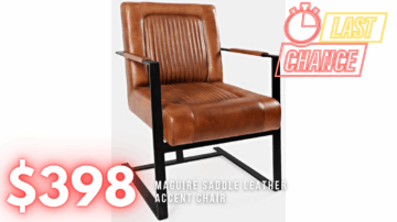 Last Chance Deal! - Maguire Saddle Accent Chair