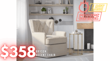 Last Chance Deal! - Bryson Oat Swivel Accent Chair
