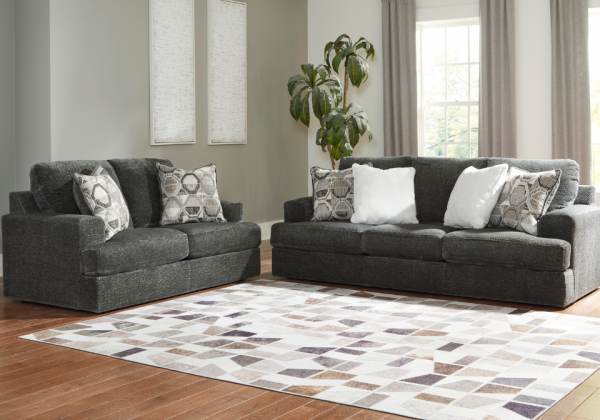 Karinne Smoke Sofa Set