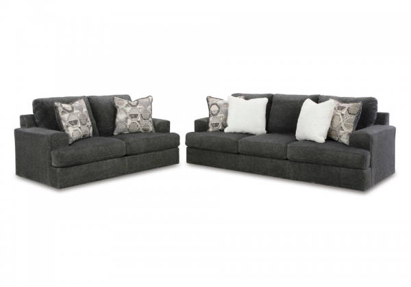 Karinne Smoke Sofa Set - Image 3