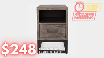 Last Chance Deal! - East Hampton Power Chairside Table