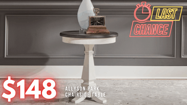 Last Chance Deal! - Allyson Park Chairside Table