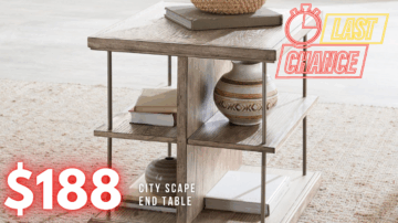 Last Chance Deal! - City Scape End Table