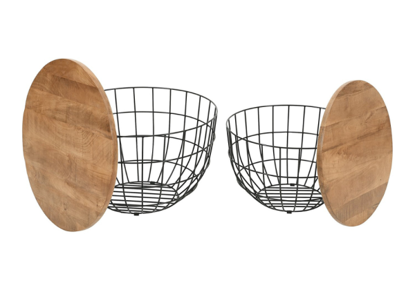 Rondo Black Nesting Cocktail Tables - Image 4