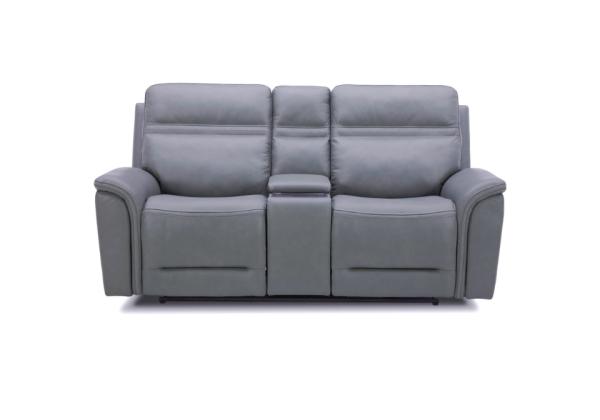 Cooper Blue Gray Power Reclining Loveseat - Image 2