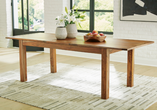 Dressonni Brown Dining Extension Table