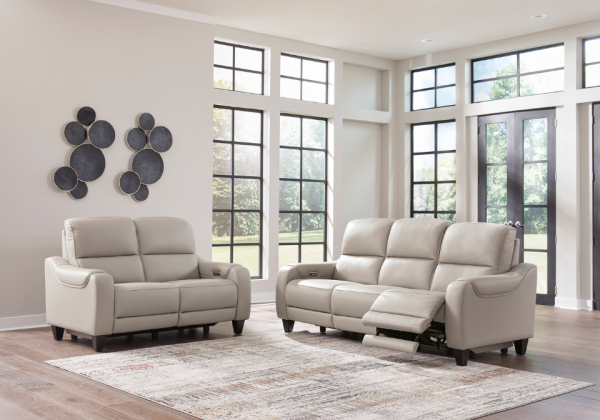 Mercomatic Gray Reclining Sofa Set