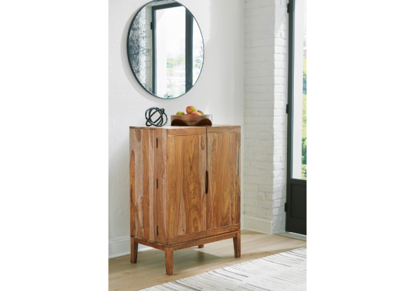 Dressonni Brown Bar Cabinet