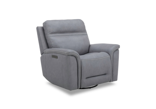 Cooper Blue Gray Power Recliner - Image 3