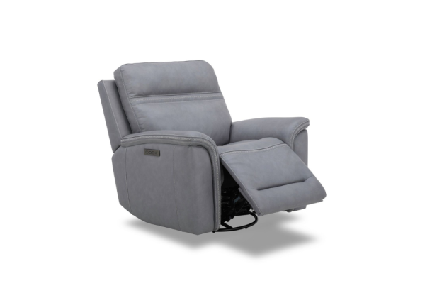 Cooper Blue Gray Power Recliner - Image 4