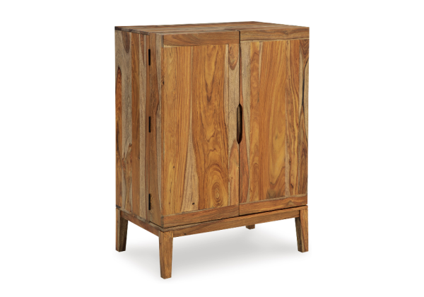 Dressonni Brown Bar Cabinet - Image 3