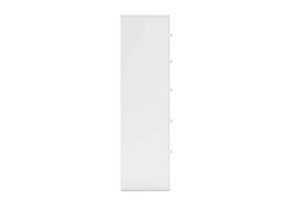Mollviney White Five Drawer Chest - Image 6