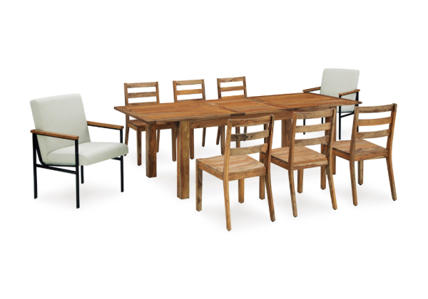 Dressonni 9-Piece Dining Room Table Set - Image 2