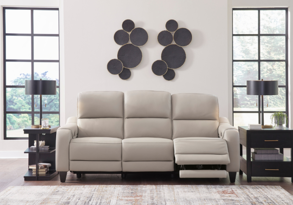 Mercomatic Gray Reclining Sofa Set - Image 3