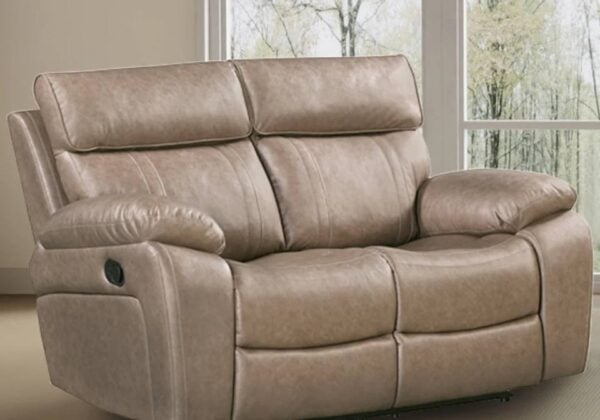 Telluride Tan Reclining Loveseat - Image 2