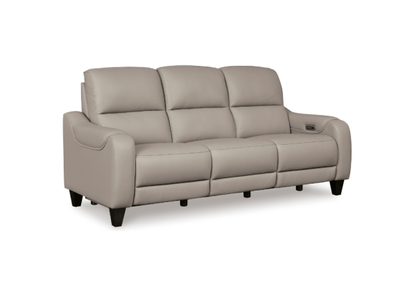 Mercomatic Gray Reclining Sofa - Image 3