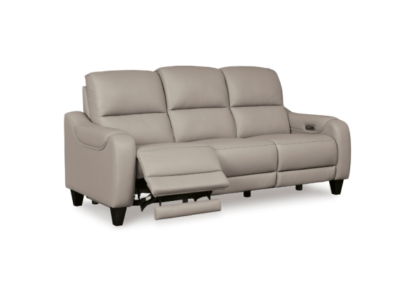 Mercomatic Gray Reclining Sofa - Image 4