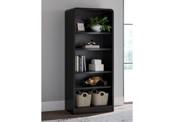 Rowanbeck Black Bookcase