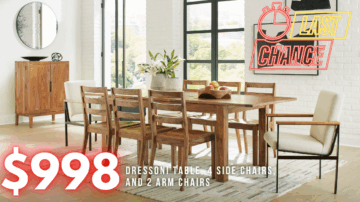 Last Chance Deal! - Dressonni 9-Piece Dining Room Table Set