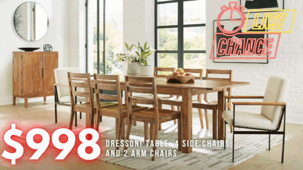 Last Chance Deal! - Dressonni 9-Piece Dining Room Table Set