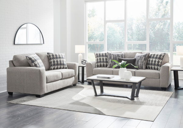 Avenal Park Flannel Sofa Set - Image 2