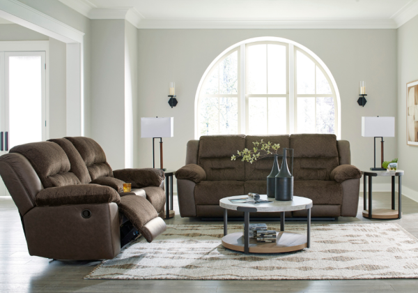 Dorman Chocolate Reclining Sofa Set
