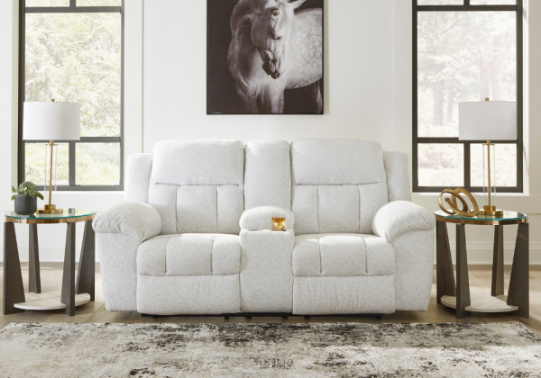 Frohn Snow Reclining Sofa Set - Image 5