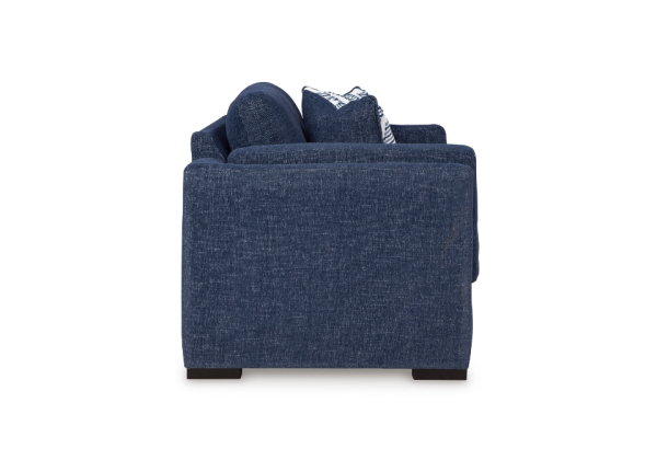 Evansley Navy Loveseat - Image 5