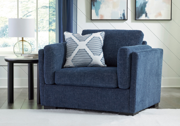 Evansley Navy Chair and a Half